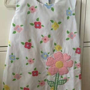 The Beaufort Bonnet Company Pink White Sleeveless Sundress